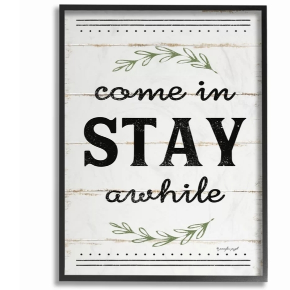 Set of 2 framed picture word rustic home - Picture 4 of 4